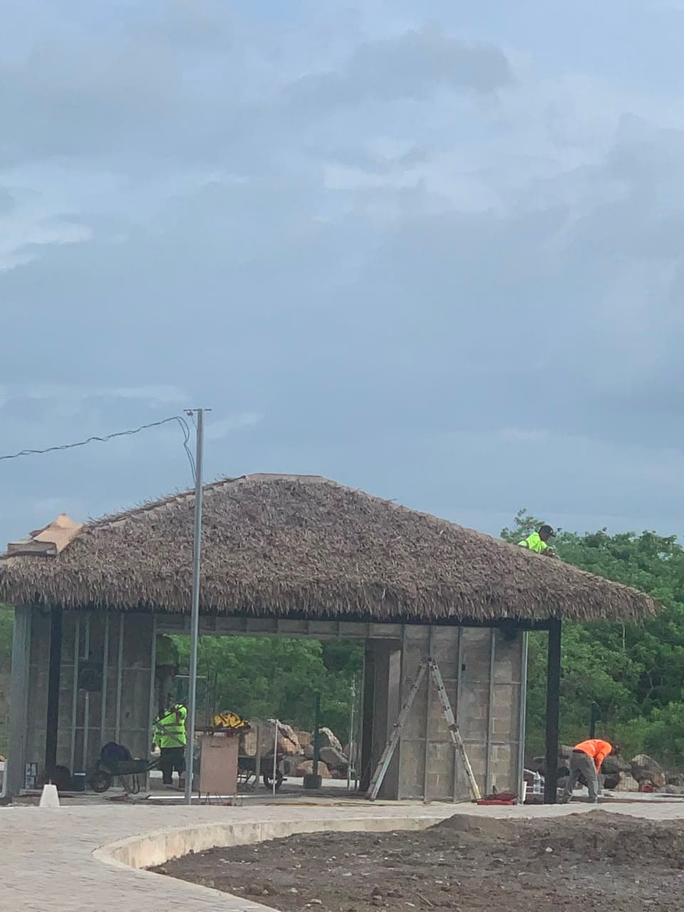 Jobsite progress